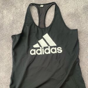 black adidas tank top